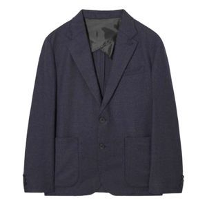 COS Navy Blue 100% Wool Sport Coat Suit Jacket Blazer 38R
